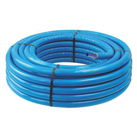 Tube PER-B - Pré-gainé isole - Ø13/16 en couronne 50m - Bleu
