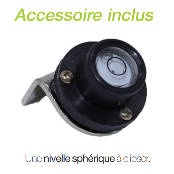 Mire télescopique Edia EDC55E aluminium 5 sections 5 mètres