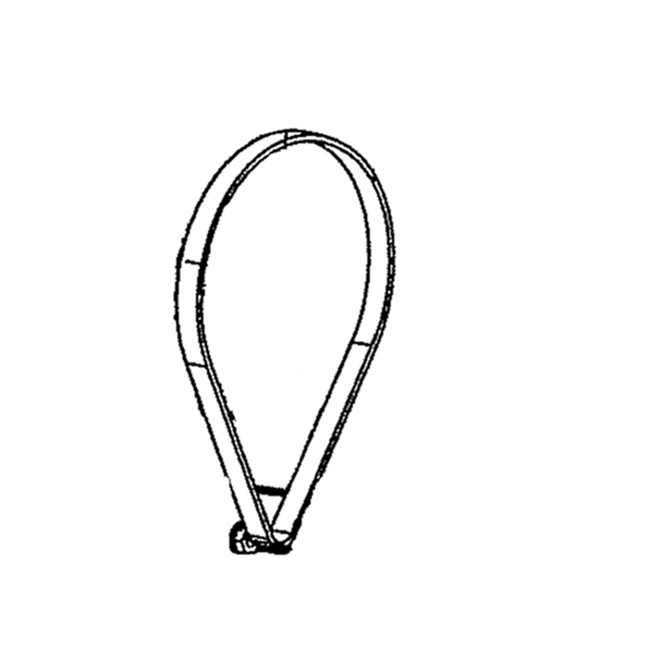 Courroie flexonic 6PJ560 pour moteur électrique 2 pôles de bétonnière Altrad B165