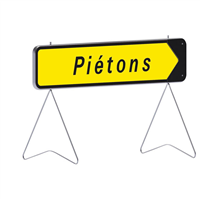 KD 1000X300 T1 PIETONS FLECHE AMOVIBLE