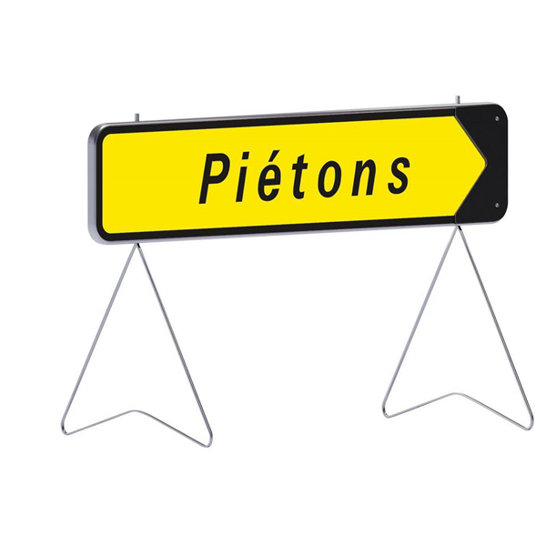 KD 1000X300 T1 PIETONS FLECHE AMOVIBLE