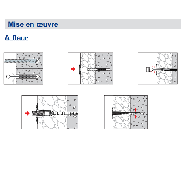 Cheville à frapper Isoplus avec vis pour isolant en façade de 100 à 110 mm - 8,0 MM x 160,0 MM - boîte de 100