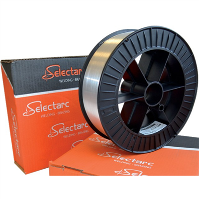 Fil plein MIG inox 316L Ø 1,2 mm Selectarc 20/10MS pour inox - bobine de 300mm et 15kg