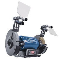 Touret à meuler avec brosse métallique Scheppach SM150LB 230 V 400 W meule Ø 150 mm