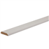 Champlat en MDF avec 2 angles arrondis - bois PEFC peint en blanc - 40 MM x 8,0 MM - longueur 2,44 M