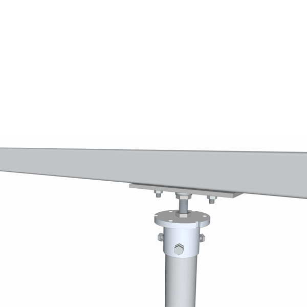 Connecteur réglable 2 directions Wood Basic pour structure horizontale sur vis de fondation Weasyfix