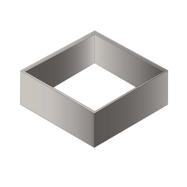 Regard carré sans échelon 150X150cm élément hauteur 60cm