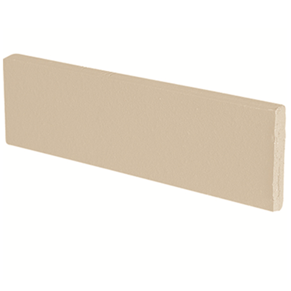 Plaquette de parement mural en terre cuite lisse Terreal Ton pierre - 22 CM x 5 CM - épaisseur 14 MM