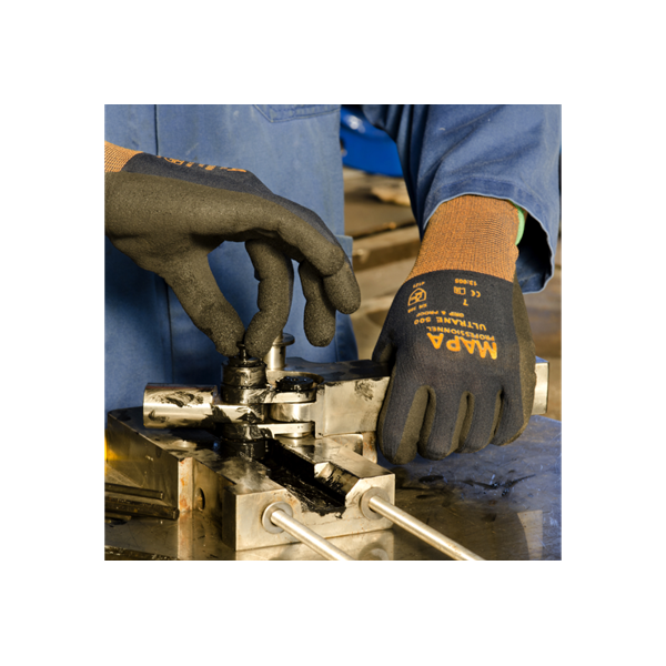 Gant de manutention milieux huileux et très salissants - Ultrane 500 Mapa - taille 8