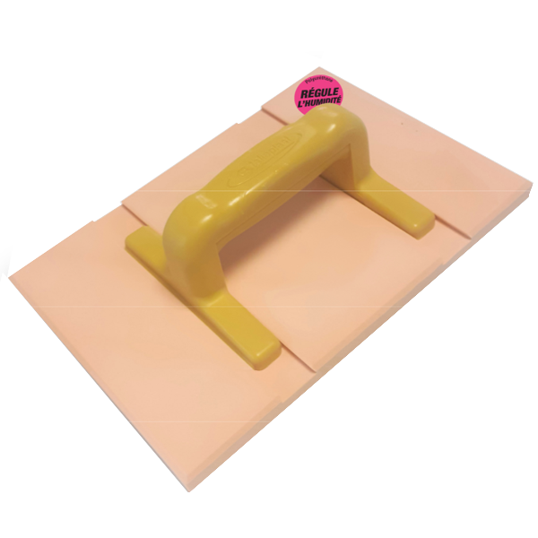 Taloche polyuréthane rectangulaire Taliaplast coloris pêche - 33,0 CM x 24,0 CM