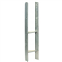 Pied de poteau en H à sceller pour ancrage bois largeur 91 mm hauteur 600 mm