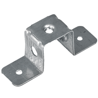 Demi-collier Oméga Gypso en acier galvanisé pour tige filetée M6 - boîte de 50