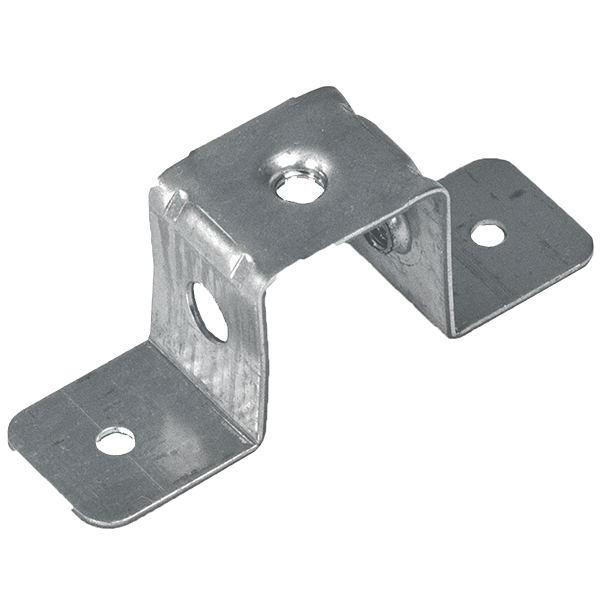 Demi-collier Oméga Gypso en acier galvanisé pour tige filetée M6 - boîte de 50