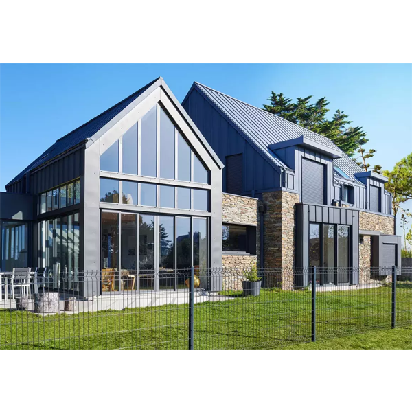 Poteau pour clôture en panneaux rigides - AXOR Plus sans platine Dirickx - hauteur 1.20 M - Vert RAL 6005