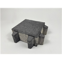 PAVE ECO 20X20X8 EC.3CM NOIR 25/M2