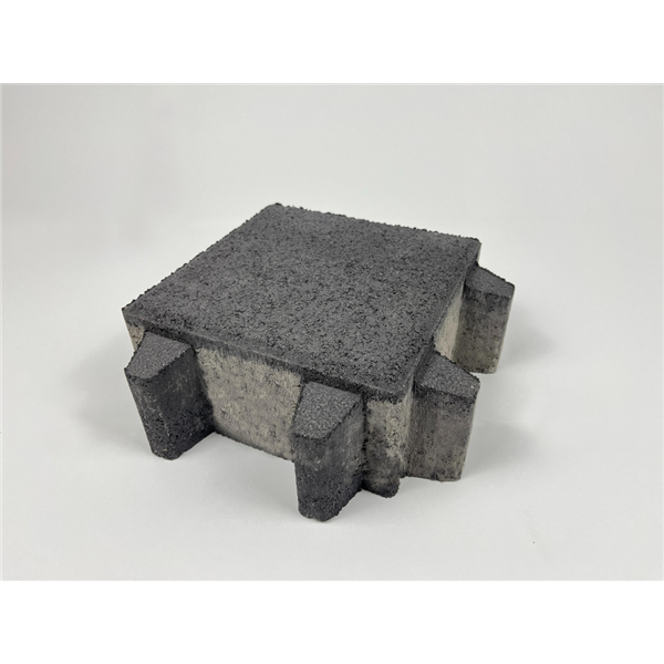 PAVE ECO 20X20X8 EC.3CM NOIR 25/M2