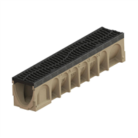 ACO MULTIDRAIN 150 BETON POLYMERE GRILLE DUNE - FONTE D400
