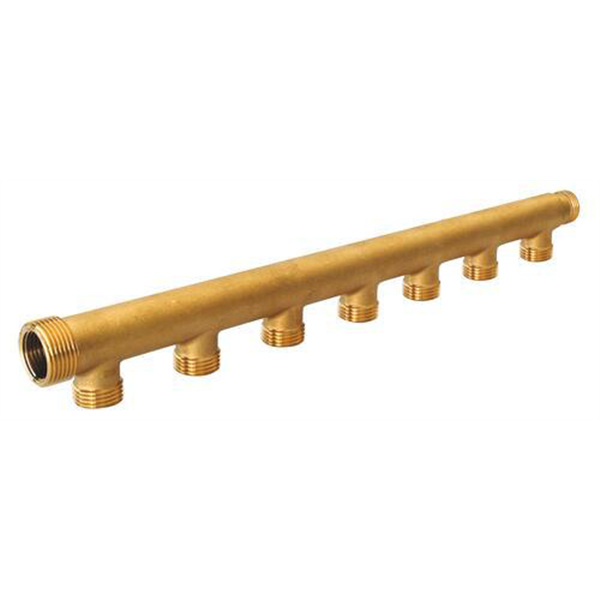 Collecteur MM 3/4"-7+1 dérivation 1/2"Entraxe 47mm- corps 23mm