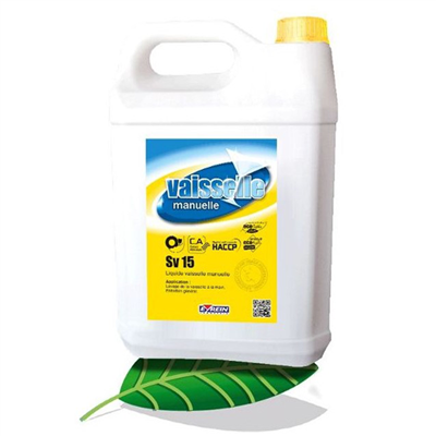 Liquide vaisselle pour plonge manuelle avec agent adoucissant - Sv 15 Eyrein - Bidon 5L