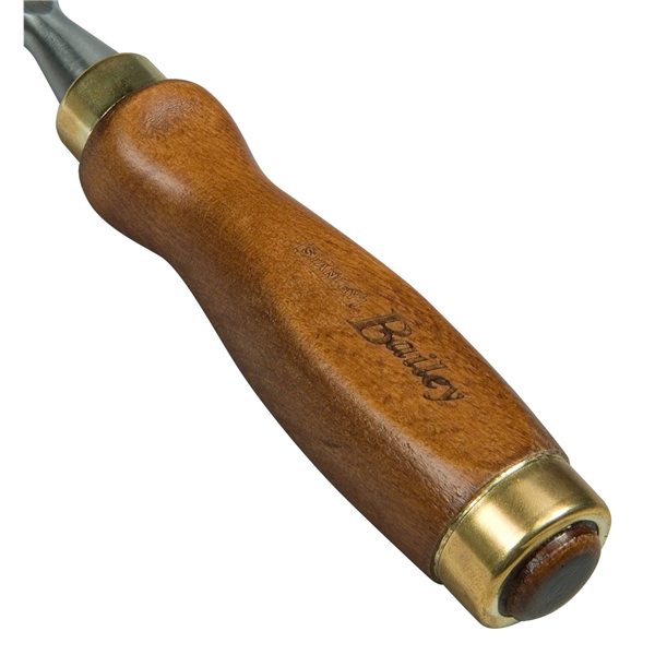 Ciseau à bois de sculpteur - Lame en acier chromé - Longueur 160 mm - Largeur 30 mm - Stanley