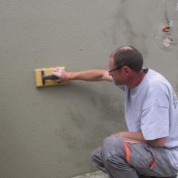 Taloche éponge sur plateau bois rectangulaire 14 x 25 cm - Mob Mondelin