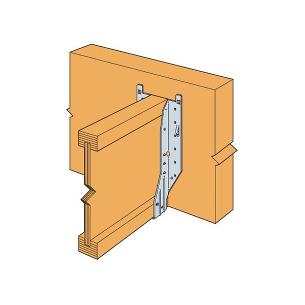 Étrier IUSE à brides latérales acier galvanisé Hauteur 299 mm Largeur 61 mm