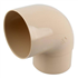 Coude mâle/femelle Nicoll pour tube de descente - Angle 87°30 - Diamètre 80 mm - Techtan Sable