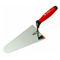 Lisseuse inox bout rond manche bi-matière longueur 22 cm