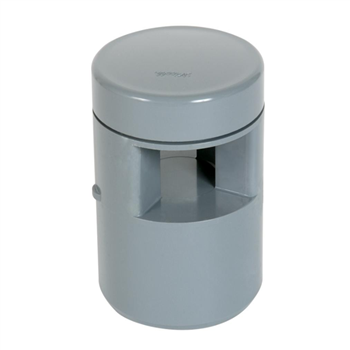 Clapet aérateur à membrane Nicoll équilibrateur de pression - Diamètre 32-40 mm - PVC - Gris