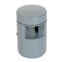 Clapet aérateur à membrane Nicoll équilibrateur de pression - Diamètre 32-40 mm - PVC - Gris