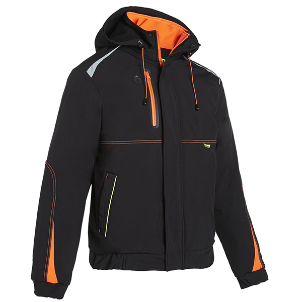 Veste respirante waterproof Morane noir et orange Taille 3XL North way