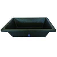 Auge choc Obra pour maçon rectangulaire noir 35 litres