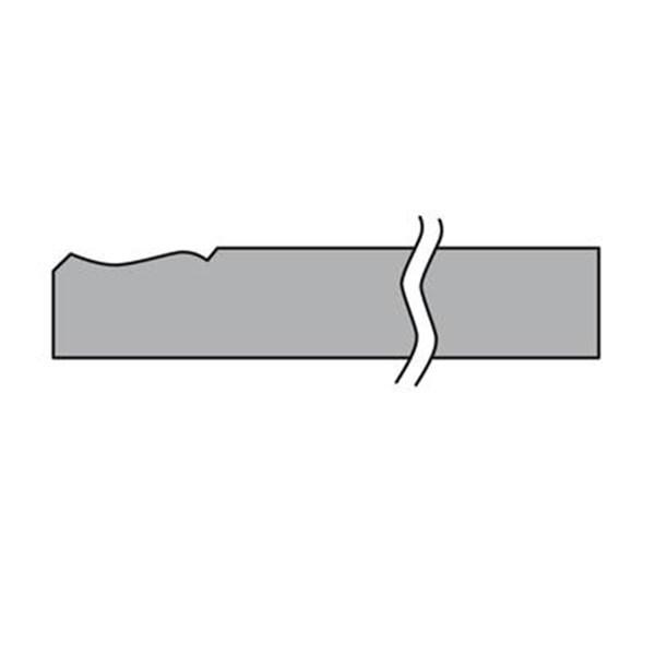 Planche de rive - doucine - sapin du nord classe 3 vert - 27 MM x 195 MM x 5,1 M