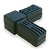 Raccord pour tube carré Alu - Type 1 - 20 x 20 mm - lot de 2