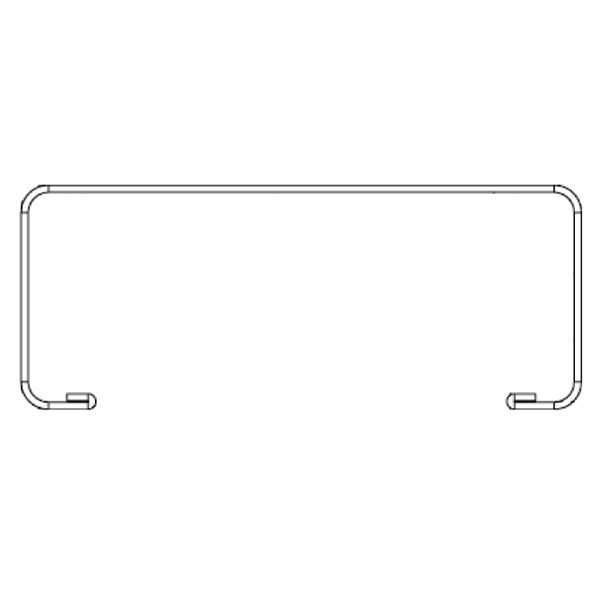 Fourrure F47 Gypso en acier galvanisé pour plafonds et doublages - 47x17,5 mm - Longueur 5,30 M