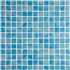 Mosaïque en émaux de verre lisse  - carreau de 2,5 x 2,5 cm - trame de 31,2 x 49,5 cm