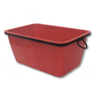 Bac à mortier rectangulaire en plastique Altrad BM200 - capacité 200 litres - 400 kg maximum