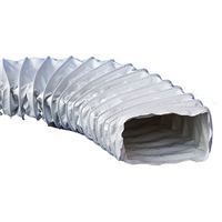 Gaine de ventilation renforcée en PVC usage domestique - 82/90 x 45 mm - longueur 3 m