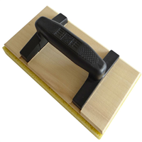 Taloche éponge sur plateau bois rectangulaire 14 x 25 cm - Mob Mondelin