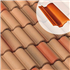 Demi-tuile béton - Plein Ciel - Dune ocre - 42 x 18.2 cm