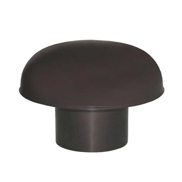 CHAPEAU DE VENTILATION DIAM 80 MARRON