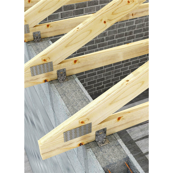 Équerre renforcée E5 65x75x48 mm épaisseur 2 mm