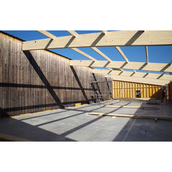 Lamellé-collé GL24H - Sapin traité Classe 2 incolore - 140 x 600 mm - 12 M