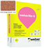 Enduit monocouche semi-allégé et coloré à grain moyen WeberLite G 313 Ocre rouge moyen - sac de 25 KG