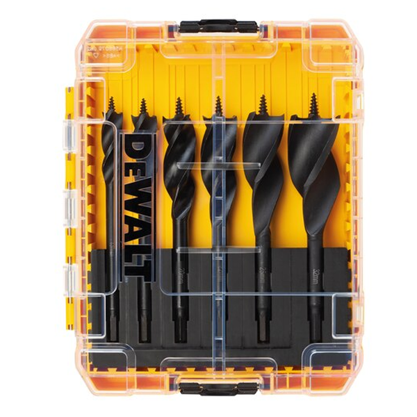 Coffret de 6 mèches à bois à 3 pointes Dewalt DT90238-QZ Extreme Ø 13 à 32 mm
