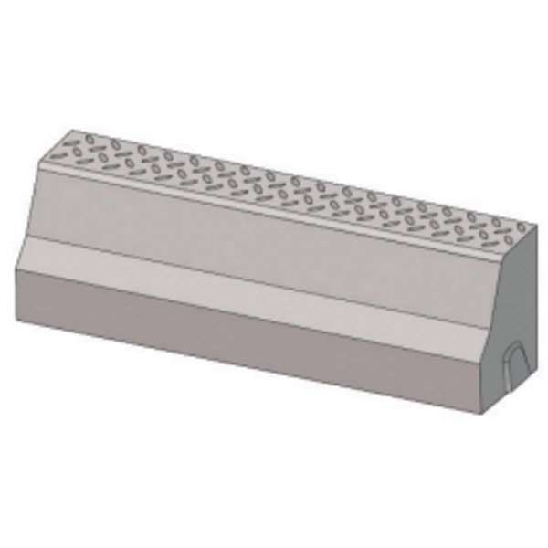 Bordure standard quai de bus pierre reconstituée