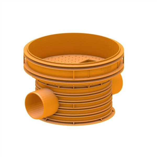 Elément de FOND POUR  AWANTGARD PP avec angulation DN 800/200 90°