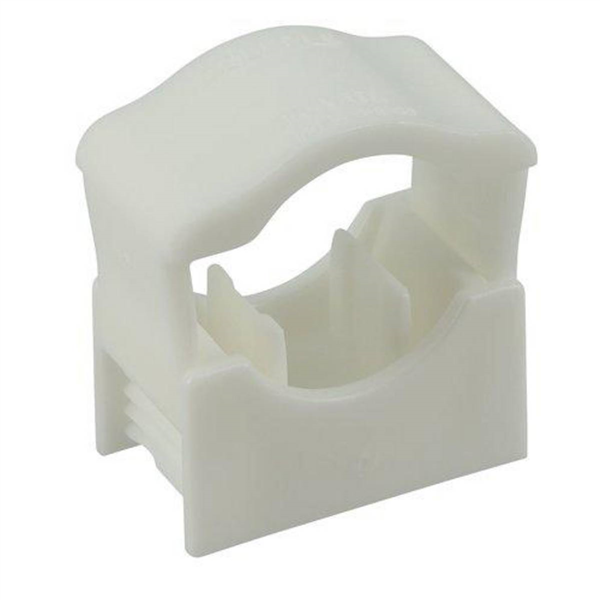 COLLIER POUR TUBE DE D.12 A 22 BLANC