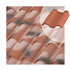 Tuile et demie en terre cuite TB-12 Tejas Borja pour rive droite  - coloris Nature Manoir - 436 MM x 360 MM