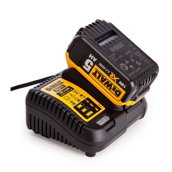 Tronçonneuse élagueuse Dewalt DCM565P1-QW - XR 18V 5Ah Li-Ion 30 cm - avec batterie et chargeur